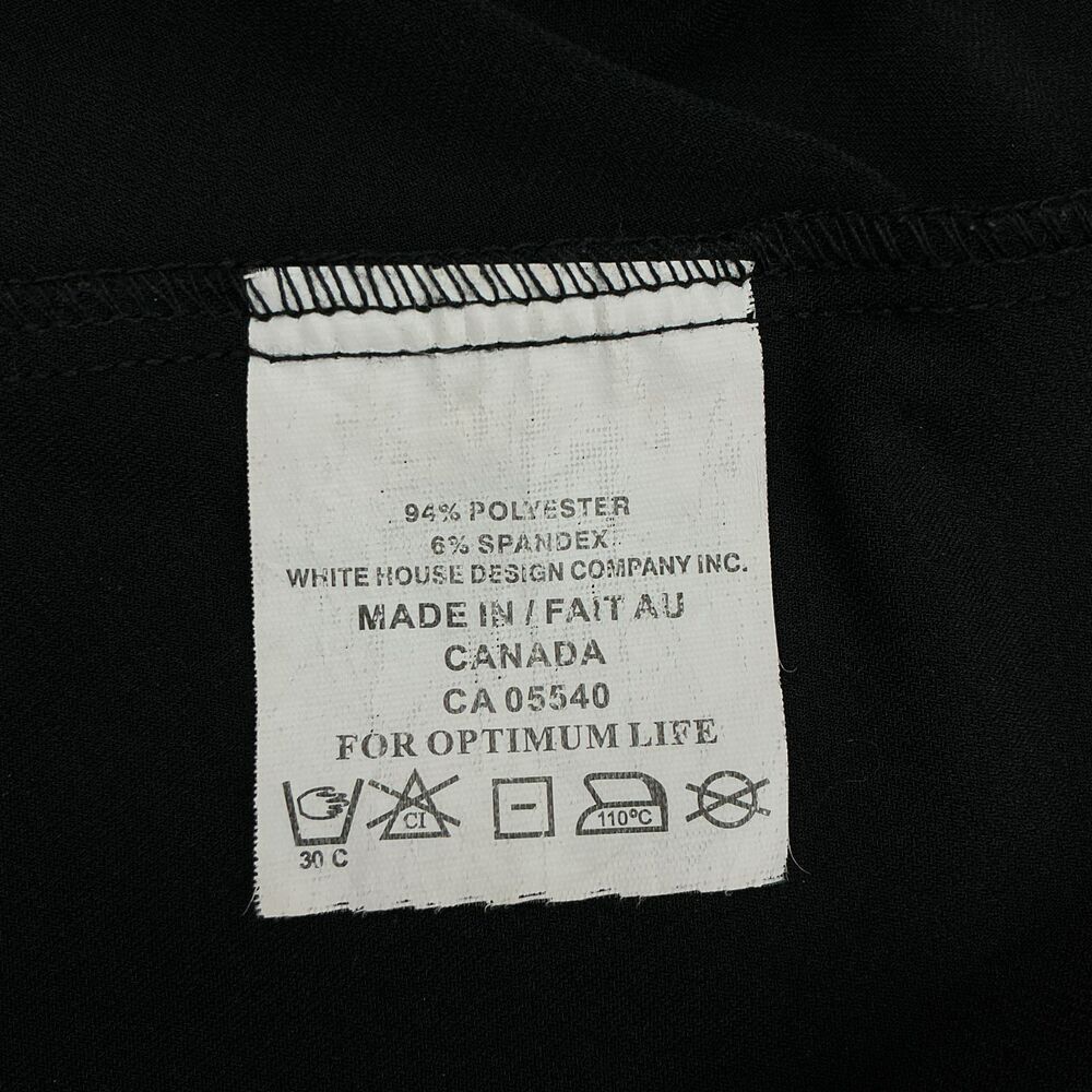 Sympli Travel Dress sz 14 Black Fit Flare Cutout Detail No Iron Packable Canada - Picture 10 of 13